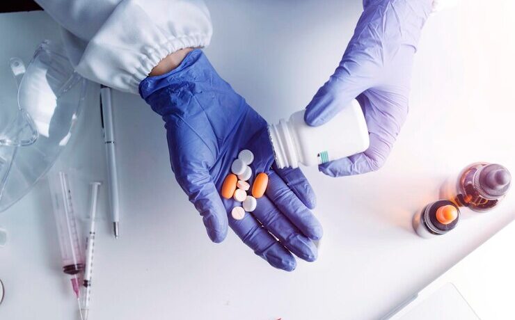 double-exposure-technology-healthcare-medicine-concept-doctors-using-digital-tablet-modern-virtual-screen-interface-icons-panoramic-banner-blurred-background_265022-5918